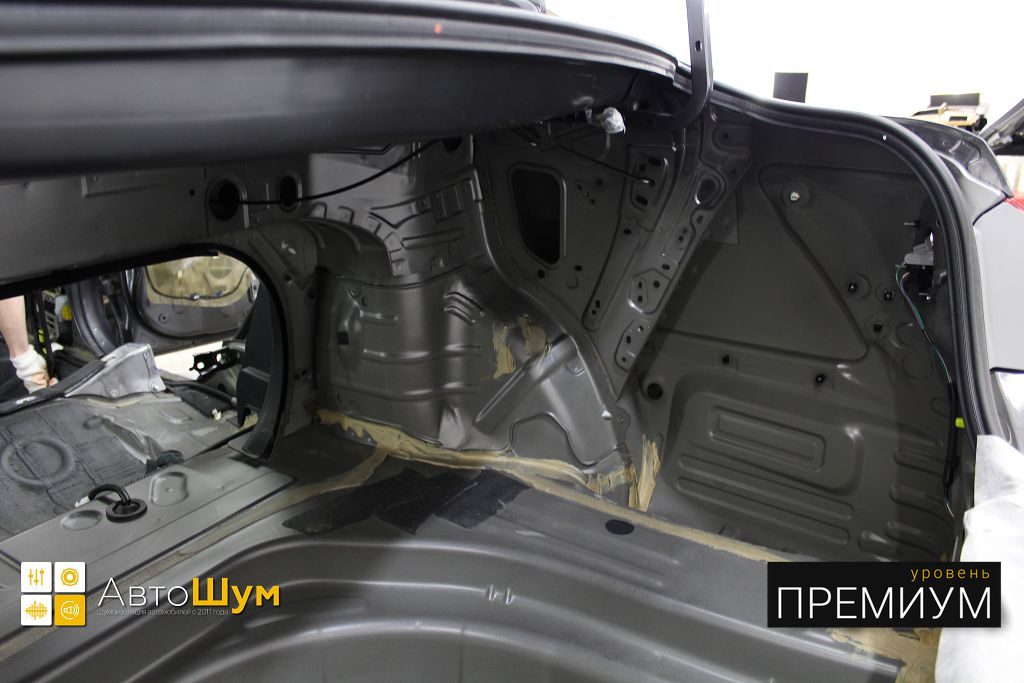 Заводская виброизоляция арок и крыльев Тойоты Камри XV40